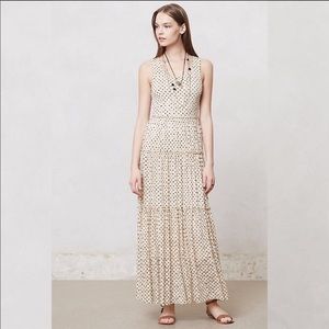 Anthropologie Meadow Rue tiered maxi dress! Worn once.